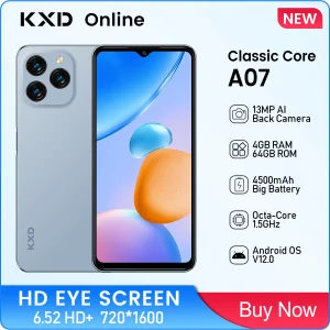 KKSD A07 Smartphone 6.52” HD+ Octa-Core Android 12 4GB+64GB 13MP kamere 4500mAh Mobilni telefon sa 12V brzim punjenjem Mobilni telefoni – MOBILNI TELEFONI